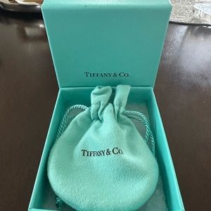 Tiffany and Co box and jewelry bag